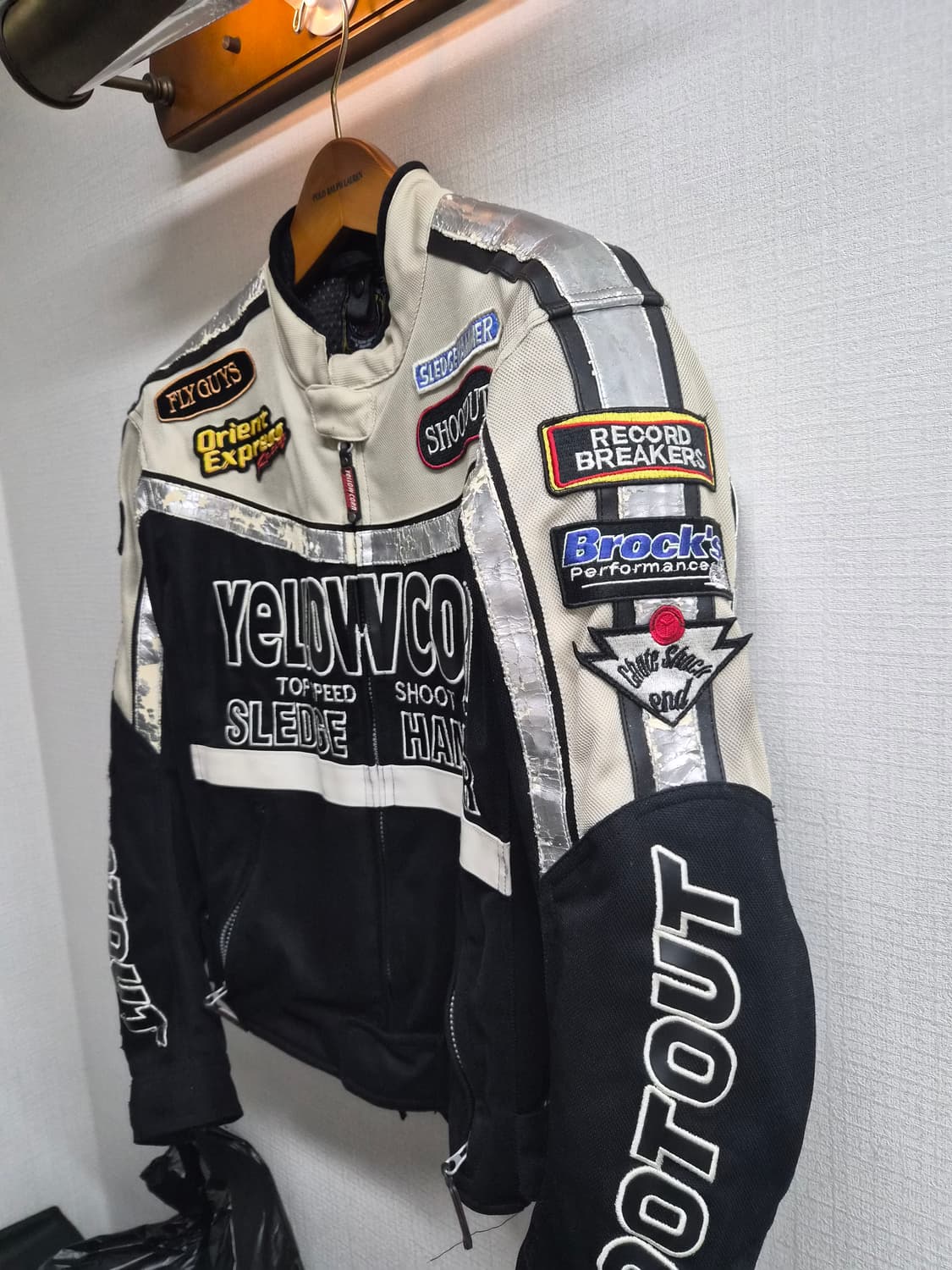 M/95) 옐로우콘 슬래지 해머 모터사이클 레이싱 자켓 팝니다 상품이미지5