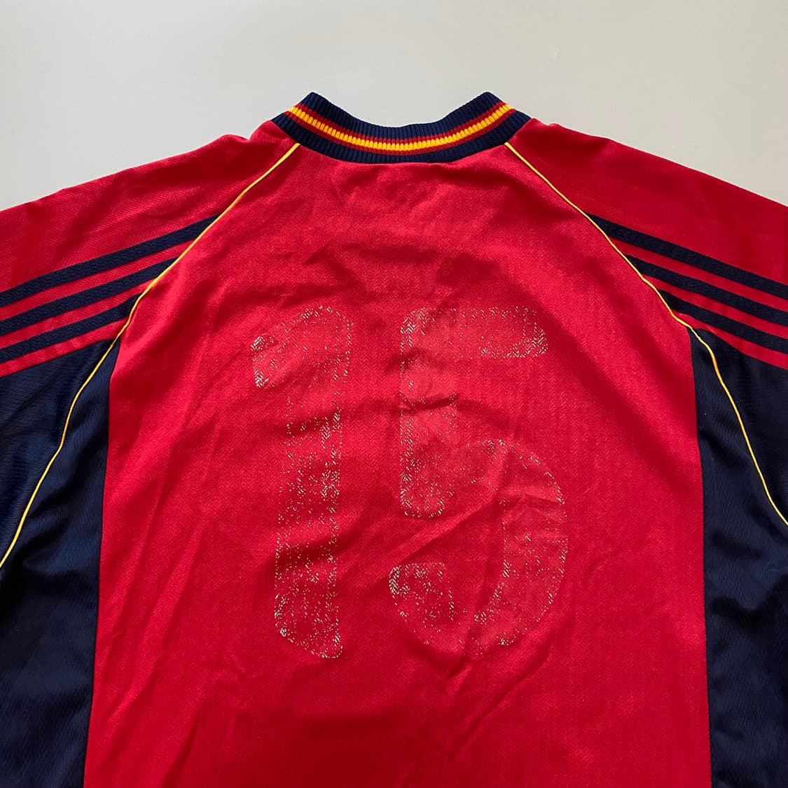 (L)아디다스 98-99 스페인 홈 축구 저지 유니폼 상품이미지7