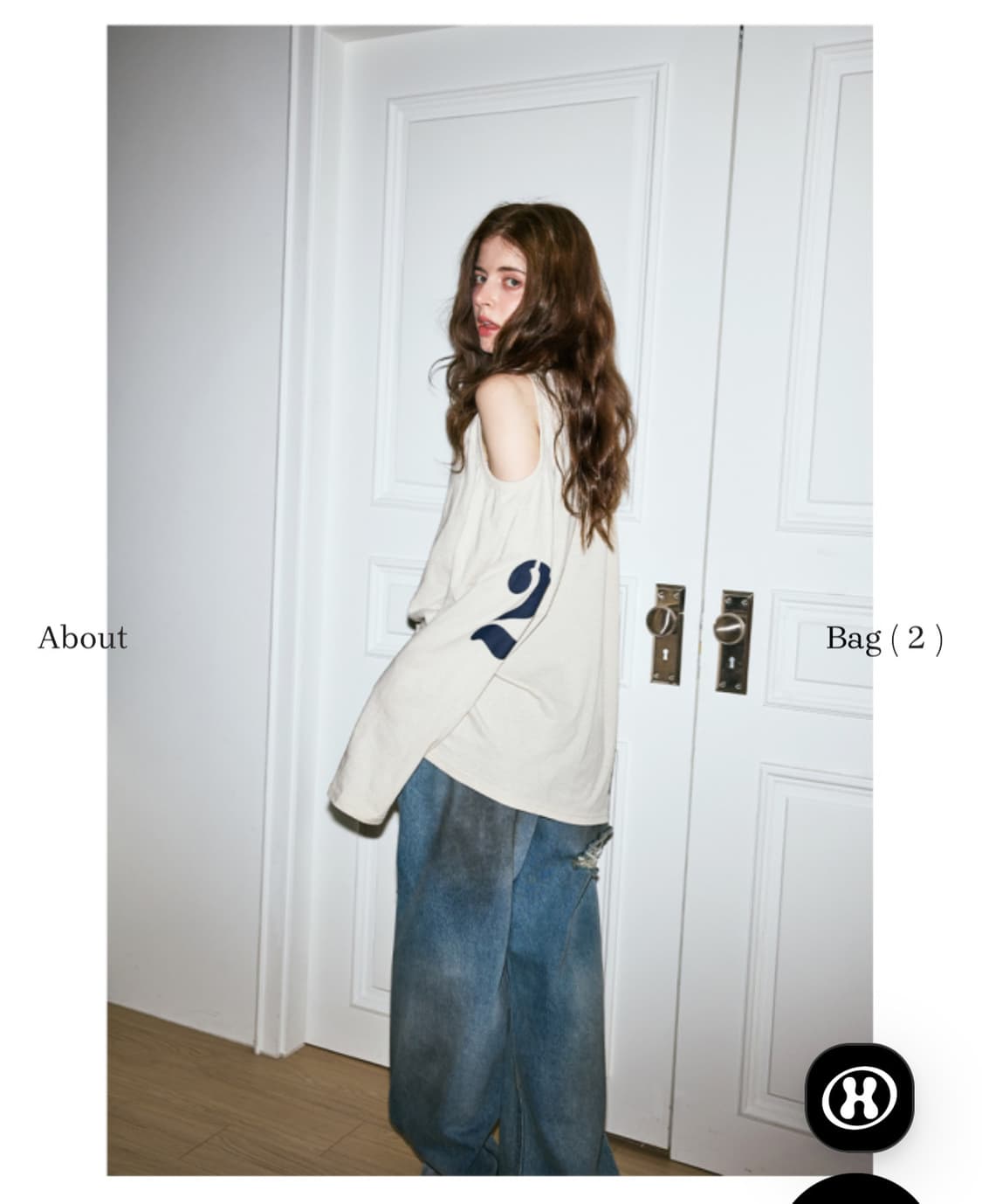 미스테리어스호텔 222 HOLE SLEEVE 아이보리 상품이미지2