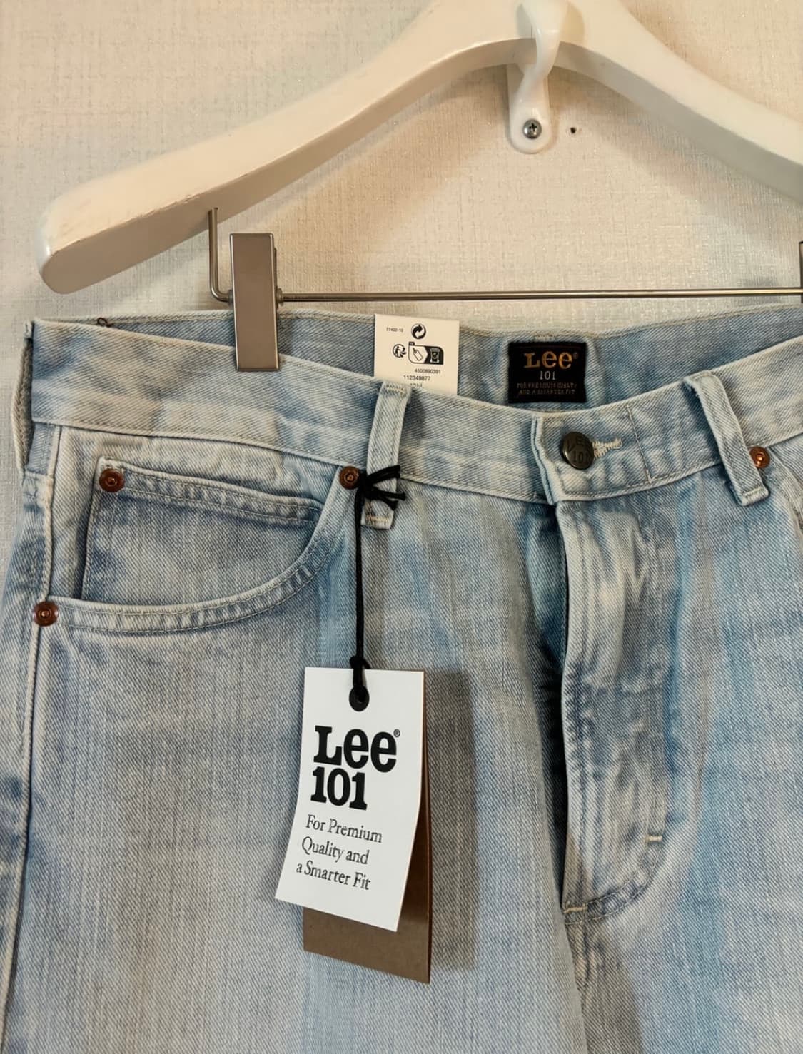 [새제품] lee101 셀비지 연청 데님 30/32사이즈 상품이미지2