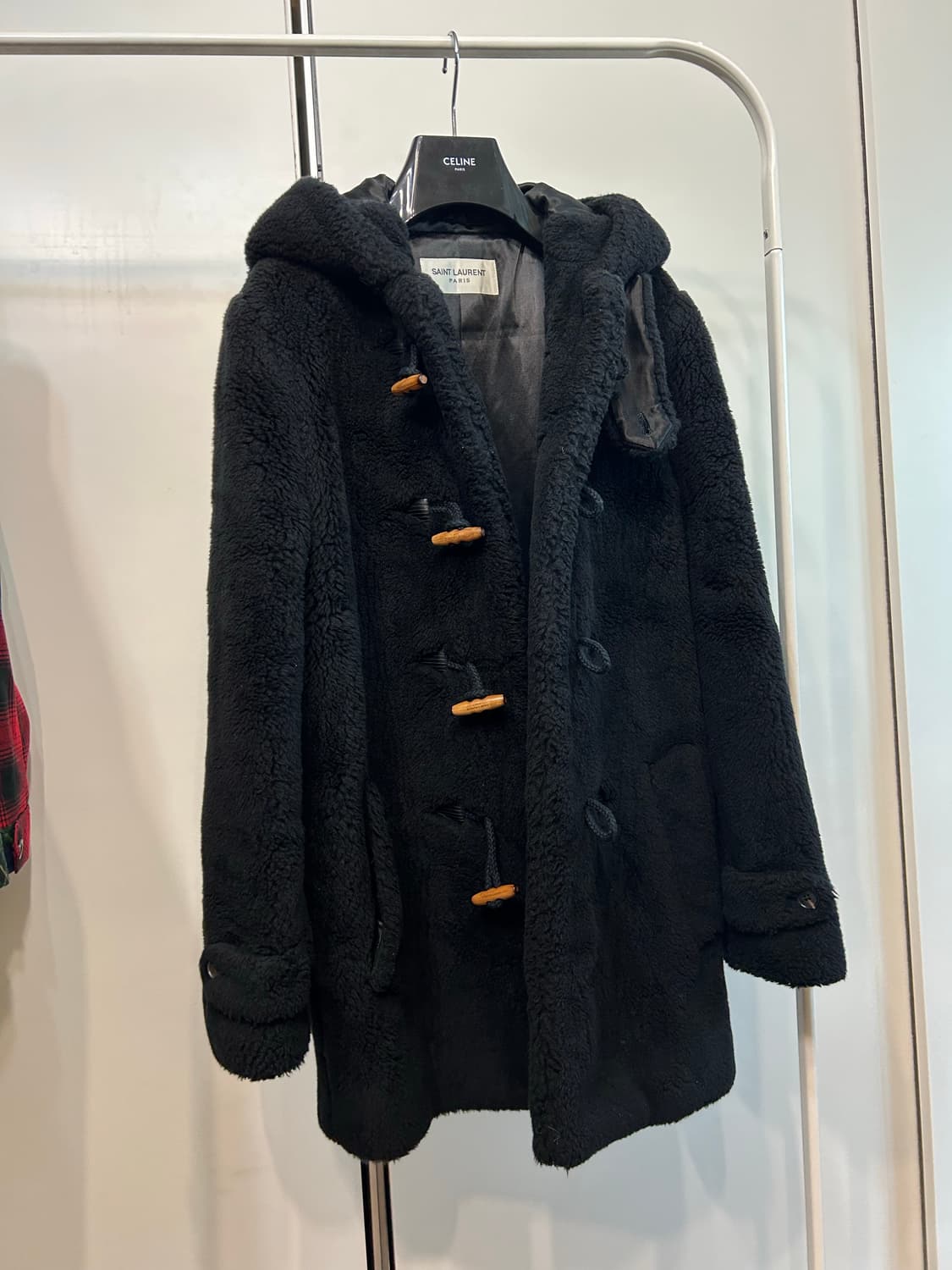 생로랑 21FW 퍼 더플코트 상품이미지5