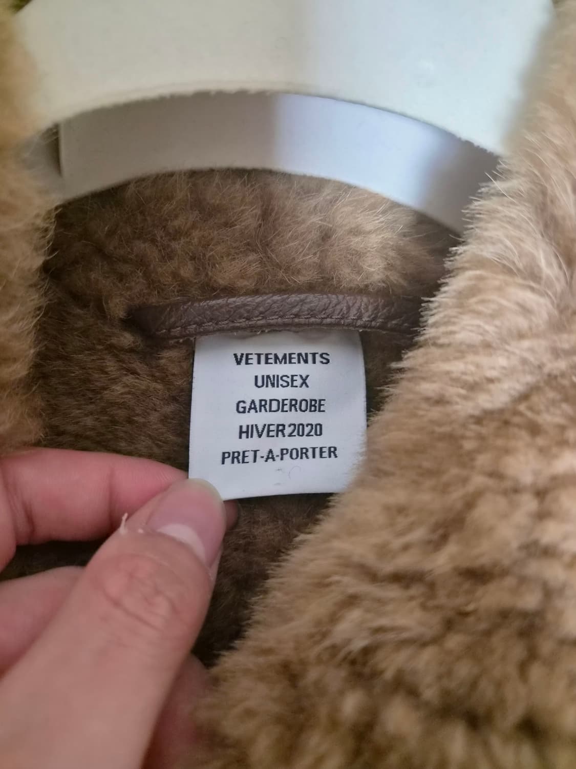 [xs] 베트멍 뎀나시절 아나키 shearling 자켓 브라운 상품이미지4