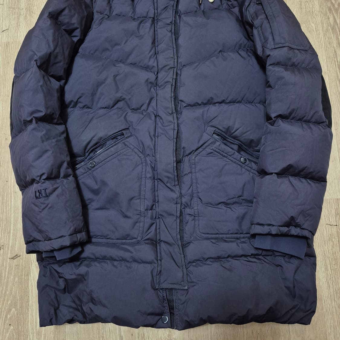 라푸마 LHT 미디엄 구스다운 후드 롱패딩 점퍼 L(100) 상품이미지3