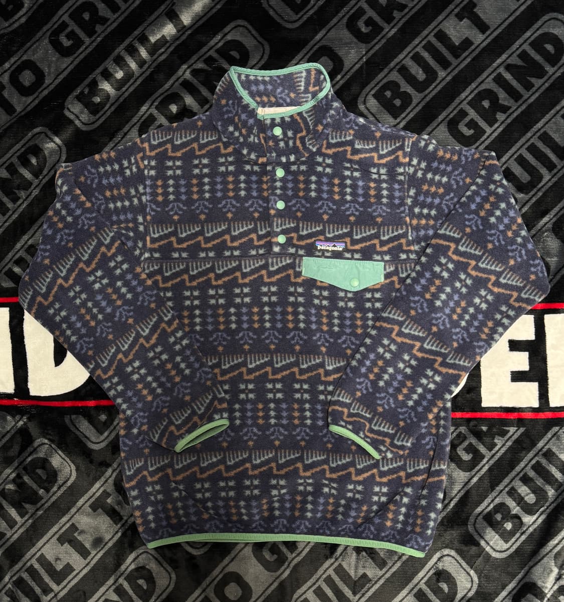 파타고니아 신칠라 스냅 티 풀 오버 와일드 루츠 네이비 그린 상품이미지1