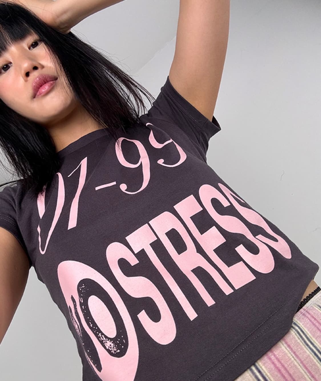 파피드 NO STRESS TEE DARK GRAY 상품이미지1