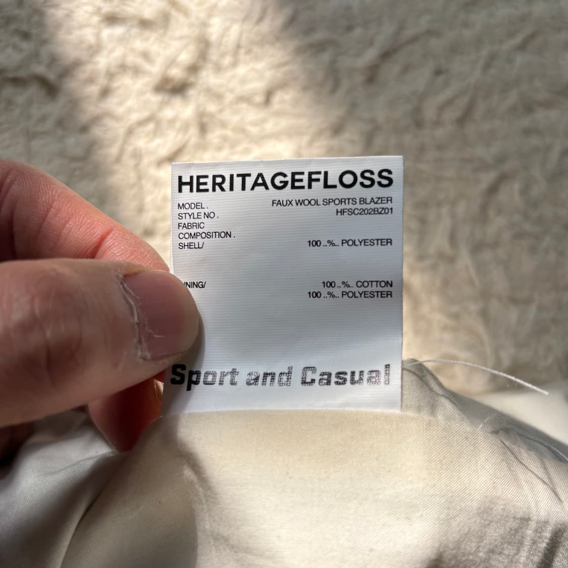 헤리티지플로스 스포츠 캐주얼 블레이져 버튼 자켓 상품이미지10