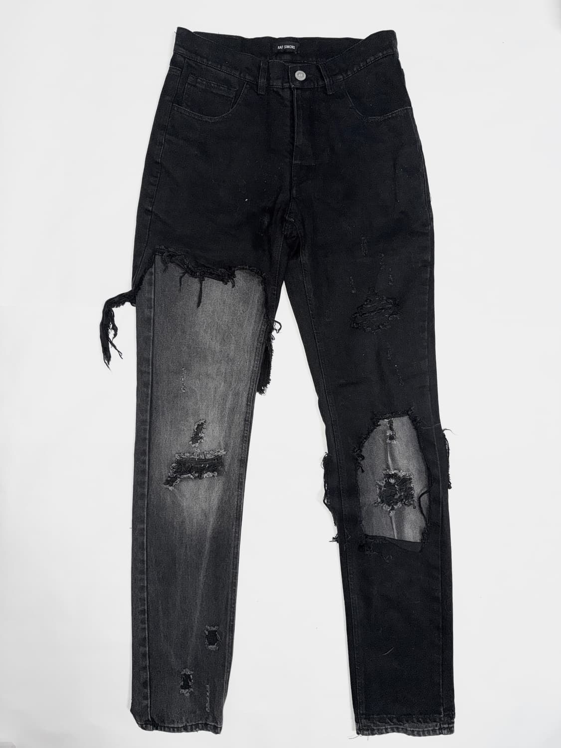 라프 시몬스 디스트로이드 레이어드 진 상품이미지1