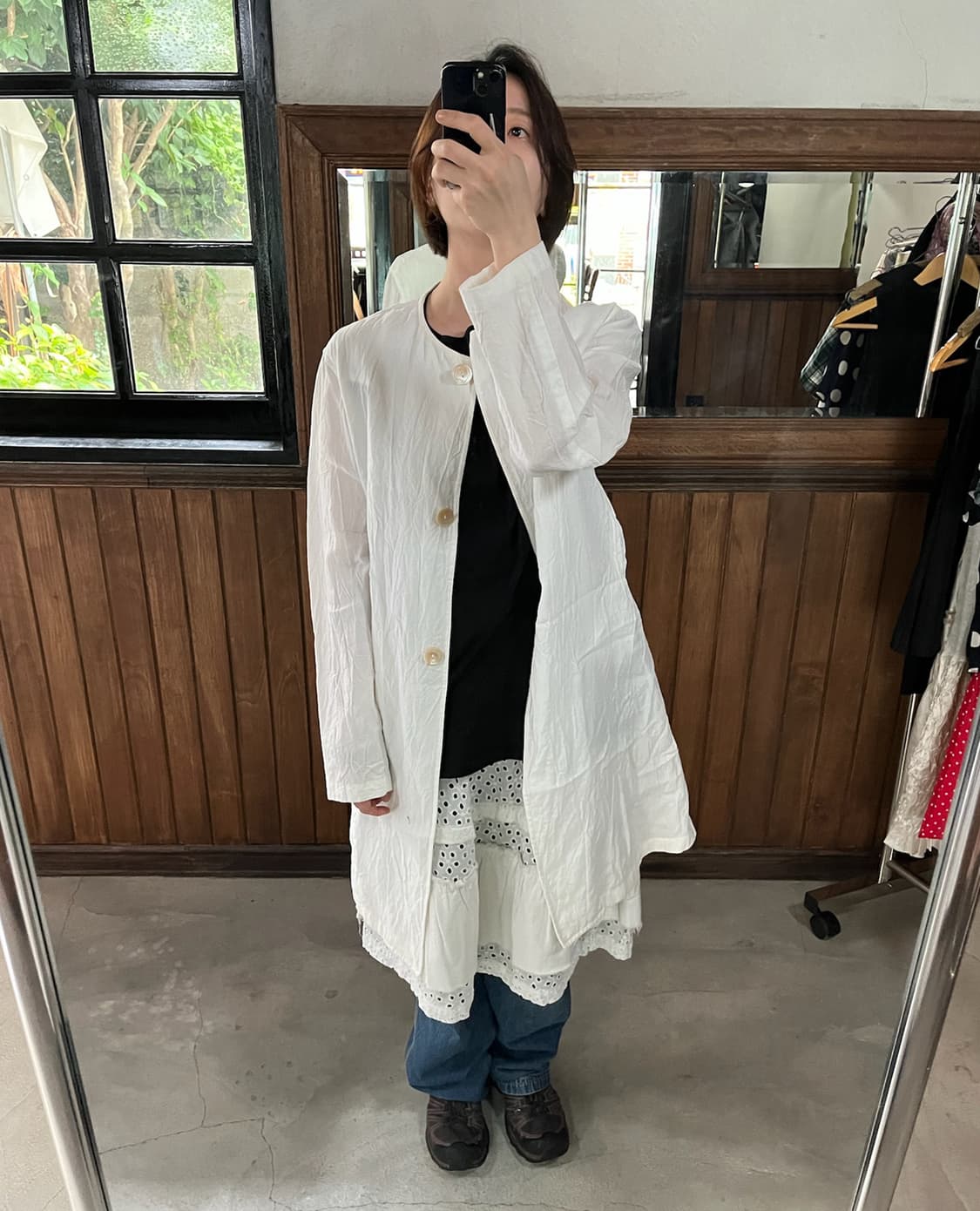 JIL SANDER ramie long coat 상품이미지1