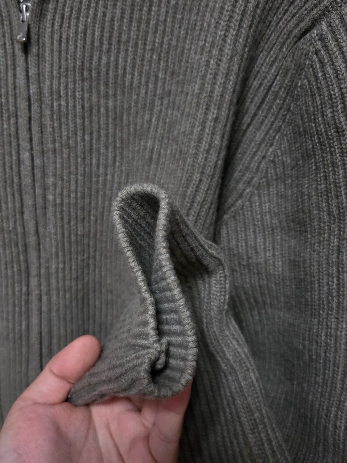 인더로우 로이 풀 집업 가디건 상품이미지3