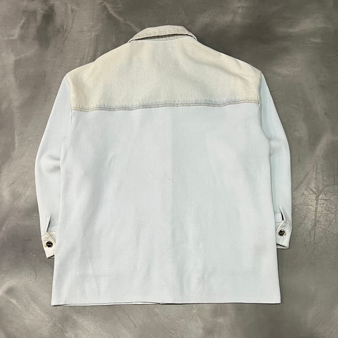  산드로 니트 배색 데님 자켓 y14867 상품이미지2