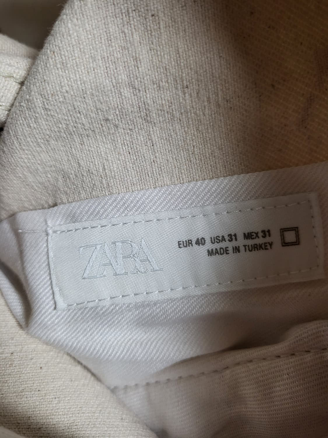자라 zara 코믹 프린트 프린팅 카펜터 와이드 팬츠 EU40 상품이미지7