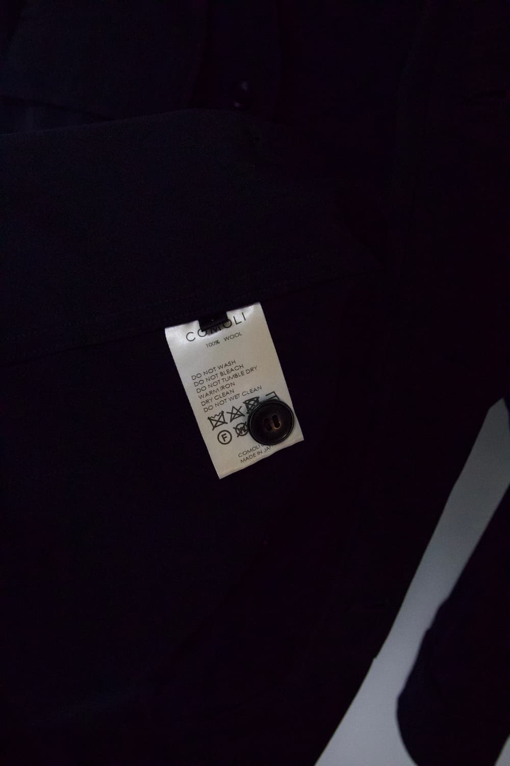 코모리 울개버딘 bdu 자켓 다크네이비 1사이즈 상품이미지7