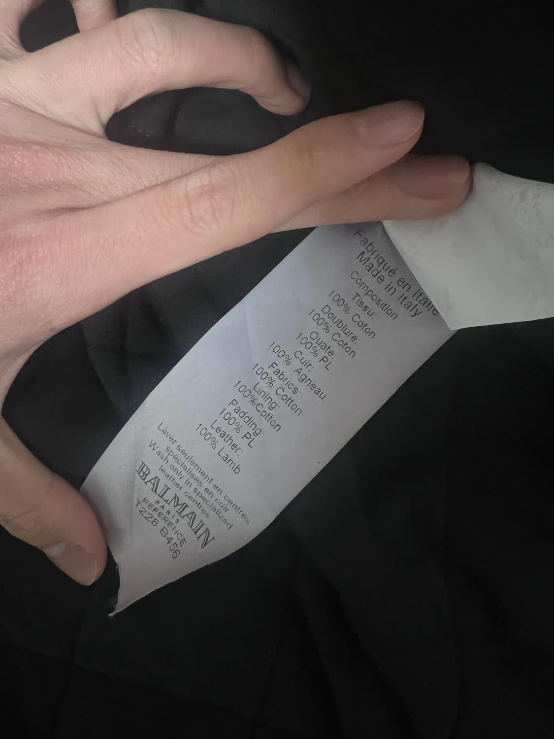 데카르넹 발망 10aw 왁스드 봄버 상품이미지4