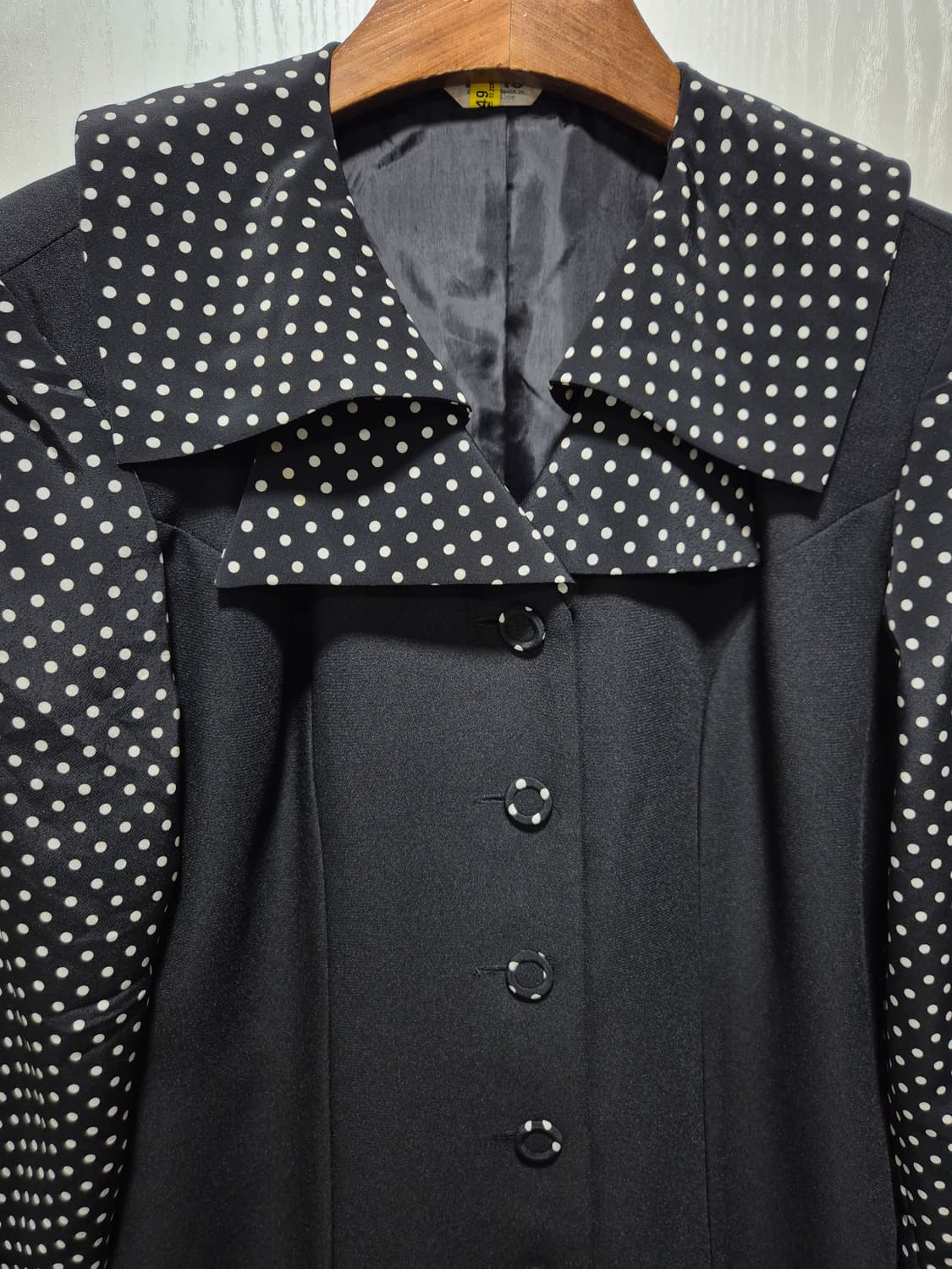 (타임세일)JPN 아나키걸 도트 블랙 원피스 상품이미지2