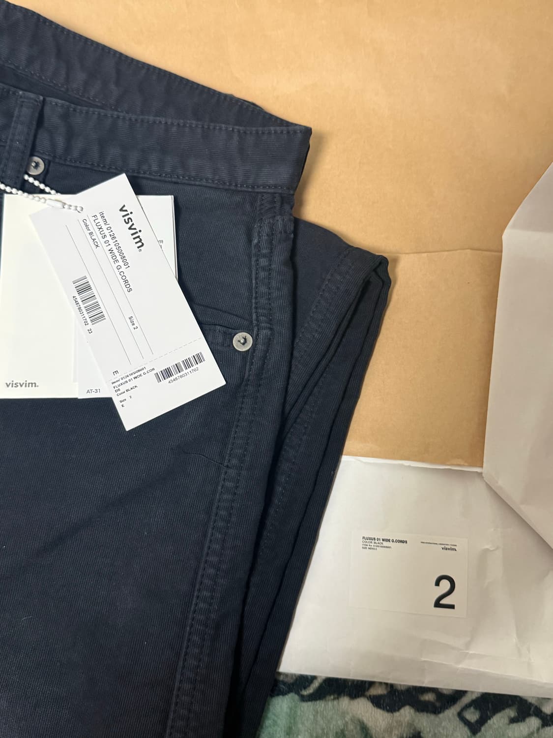 [2] 비즈빔 26ss Fluxus 01Wide G.Cords 상품이미지4