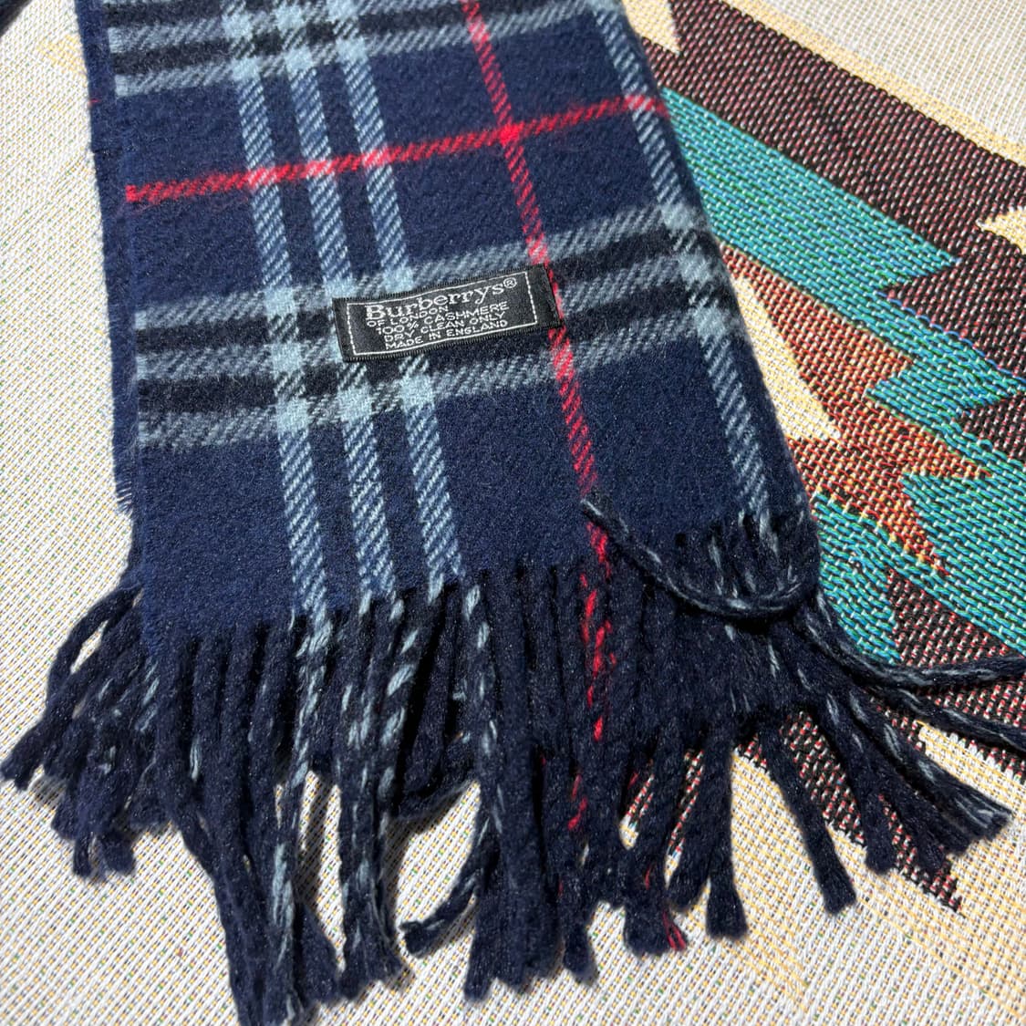 버버리 빈티지 채크패턴 머플러 상품이미지2