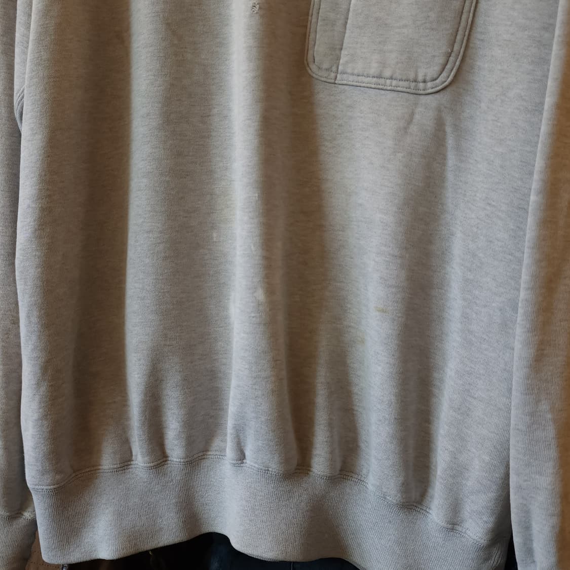 90s 폴로 컨트리 포켓 스웻셔츠 라이트 그레이 M 상품이미지10