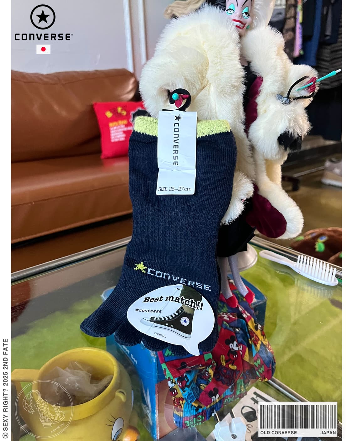 Old CONVERSE Five Fingers Socks 상품이미지1