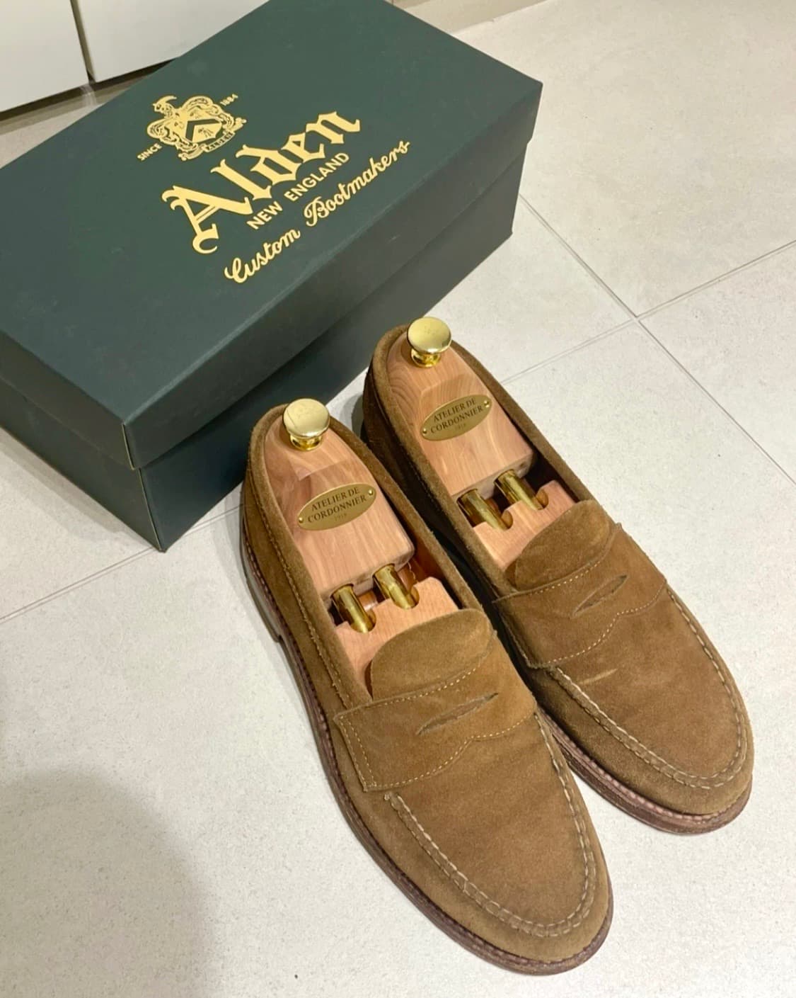 알든 alden 6243f 언라인드 페니로퍼 / 7D 상품이미지1