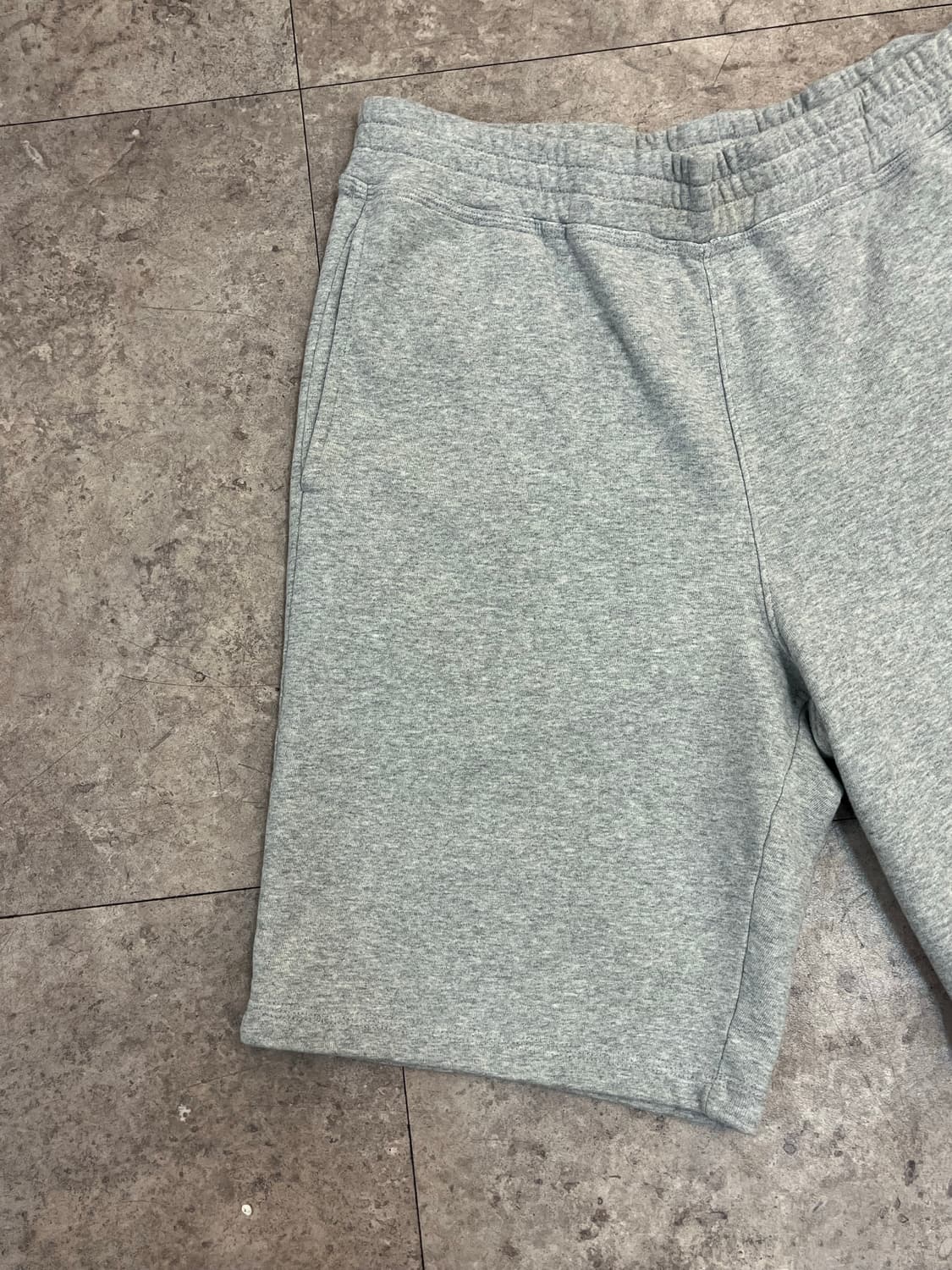 스투시 밴딩 스웻 하프 팬츠 그레이 M #csz3435 상품이미지4