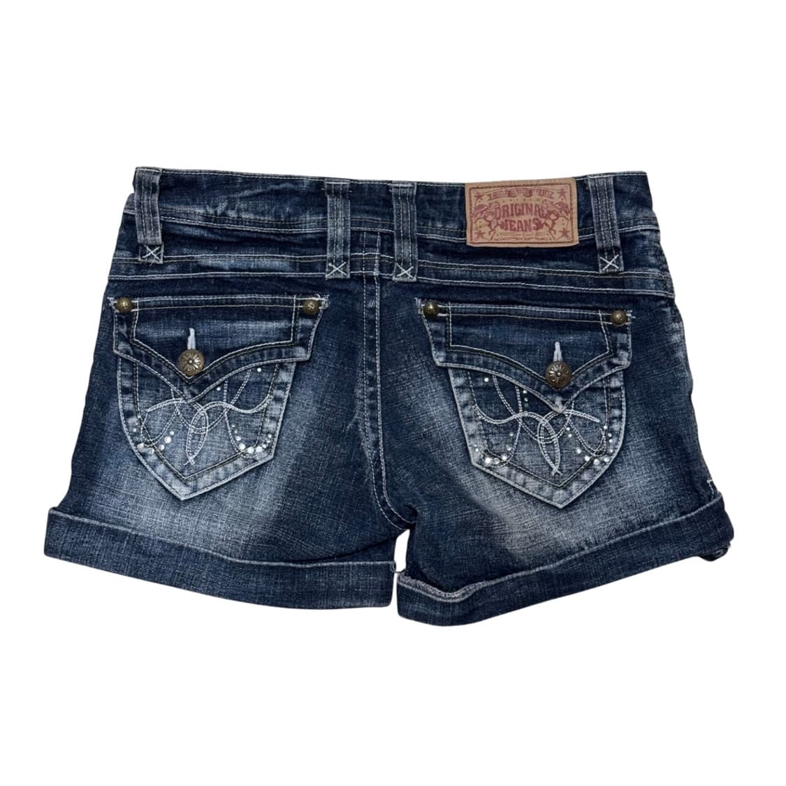 JPN 디테일 Y2K 로우라이즈 핫팬츠 상품이미지3