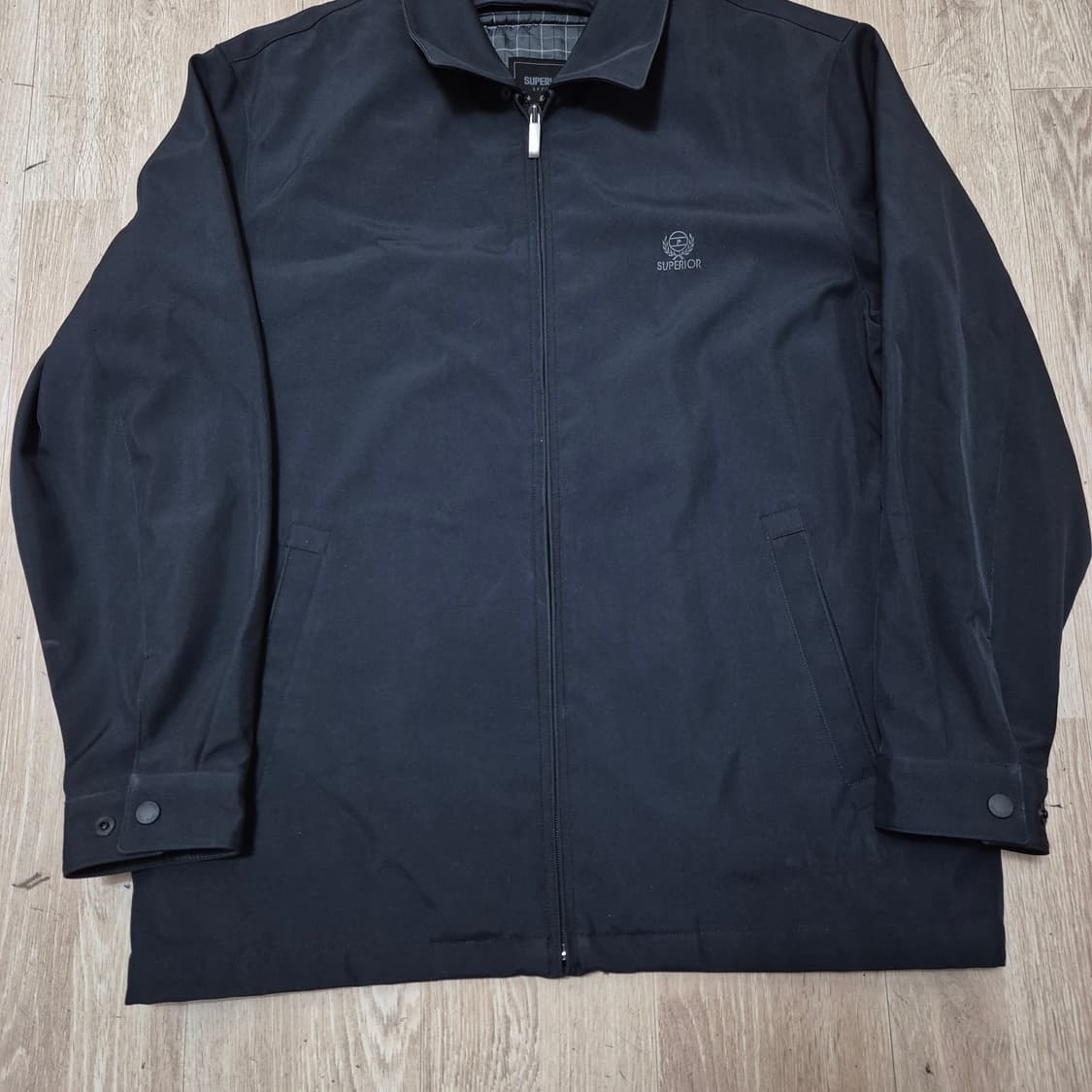 SUPERIOR 슈페리얼 스포츠 남성 골프웨어 블루종 집업자켓 M(95) 상품이미지3