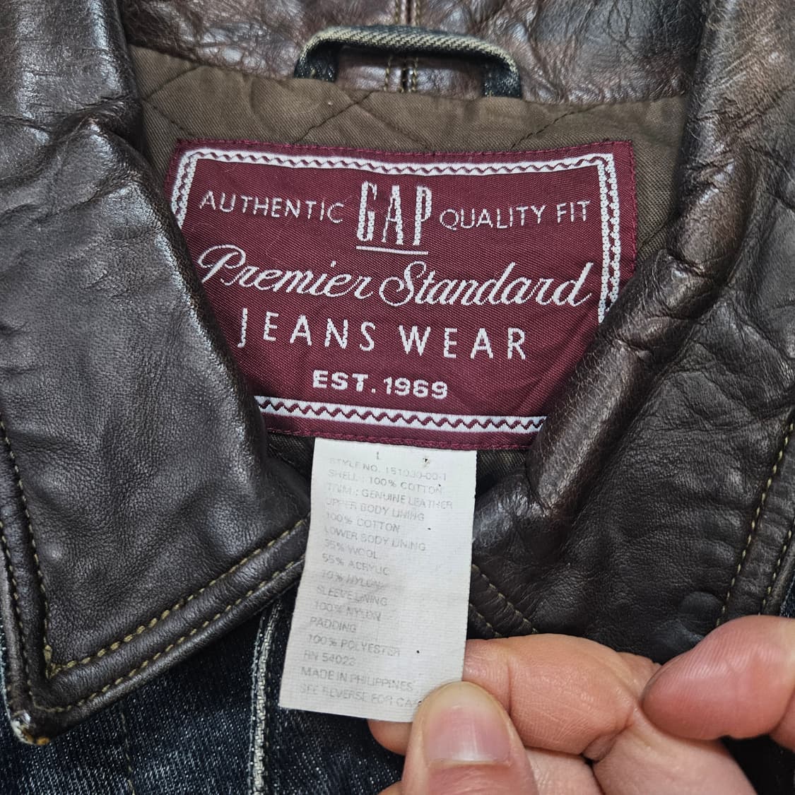 90s 올드갭 데님 자켓 L 상품이미지5