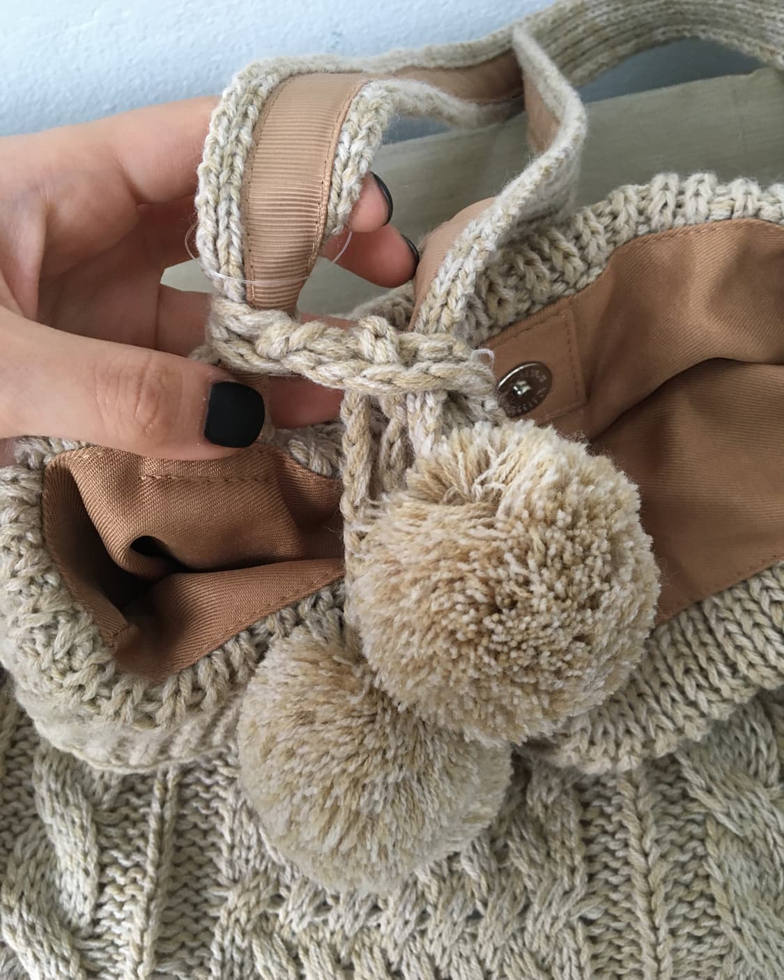  pom pom knit shoulder bag 상품이미지4