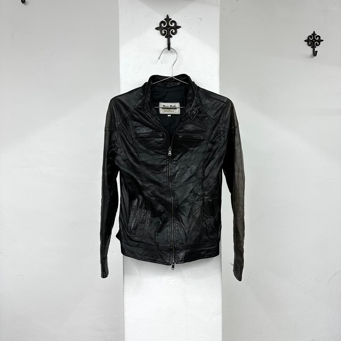 Italy made rider leather jacket 상품이미지1