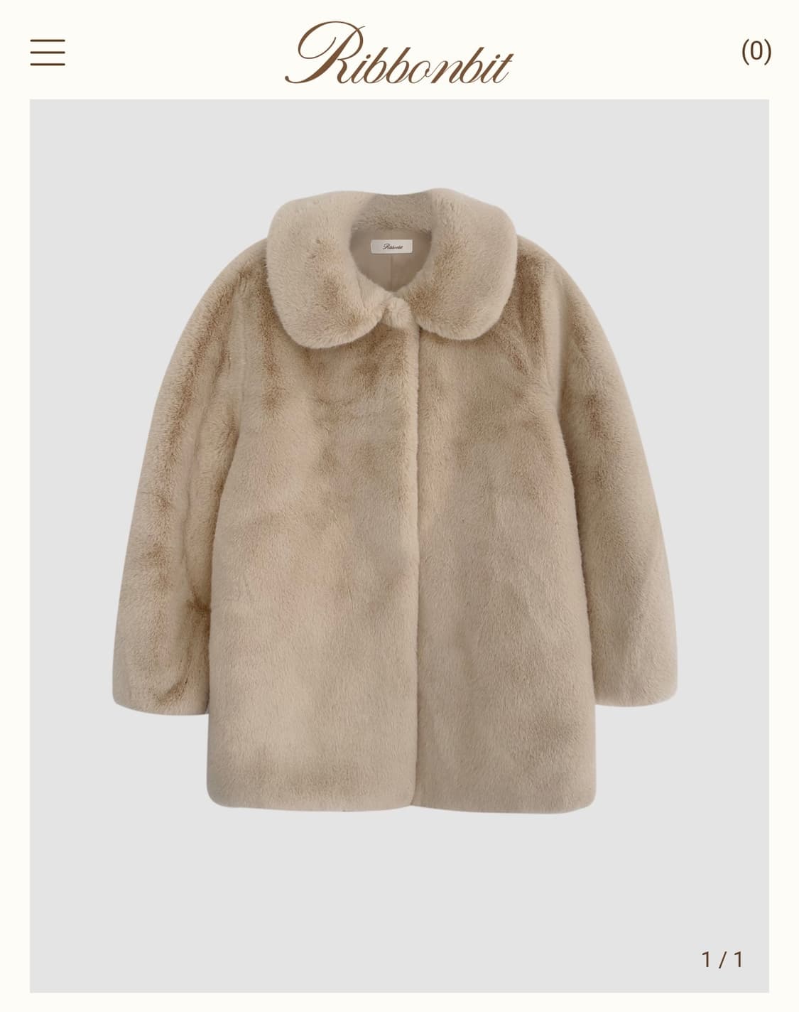 리본빛 퍼자켓 상품이미지1