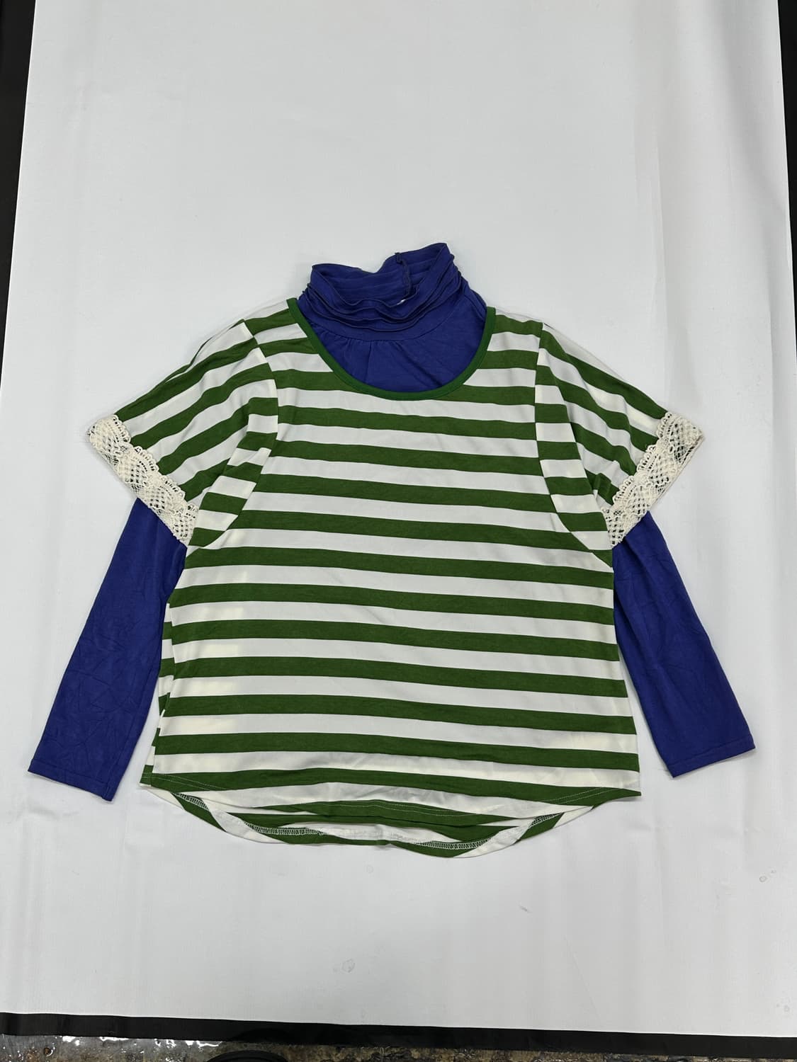 🎨하구미의 괴짜 데코라 코디세트🎨 팝갸루 레이스 데님스커트 그런지  상품이미지3