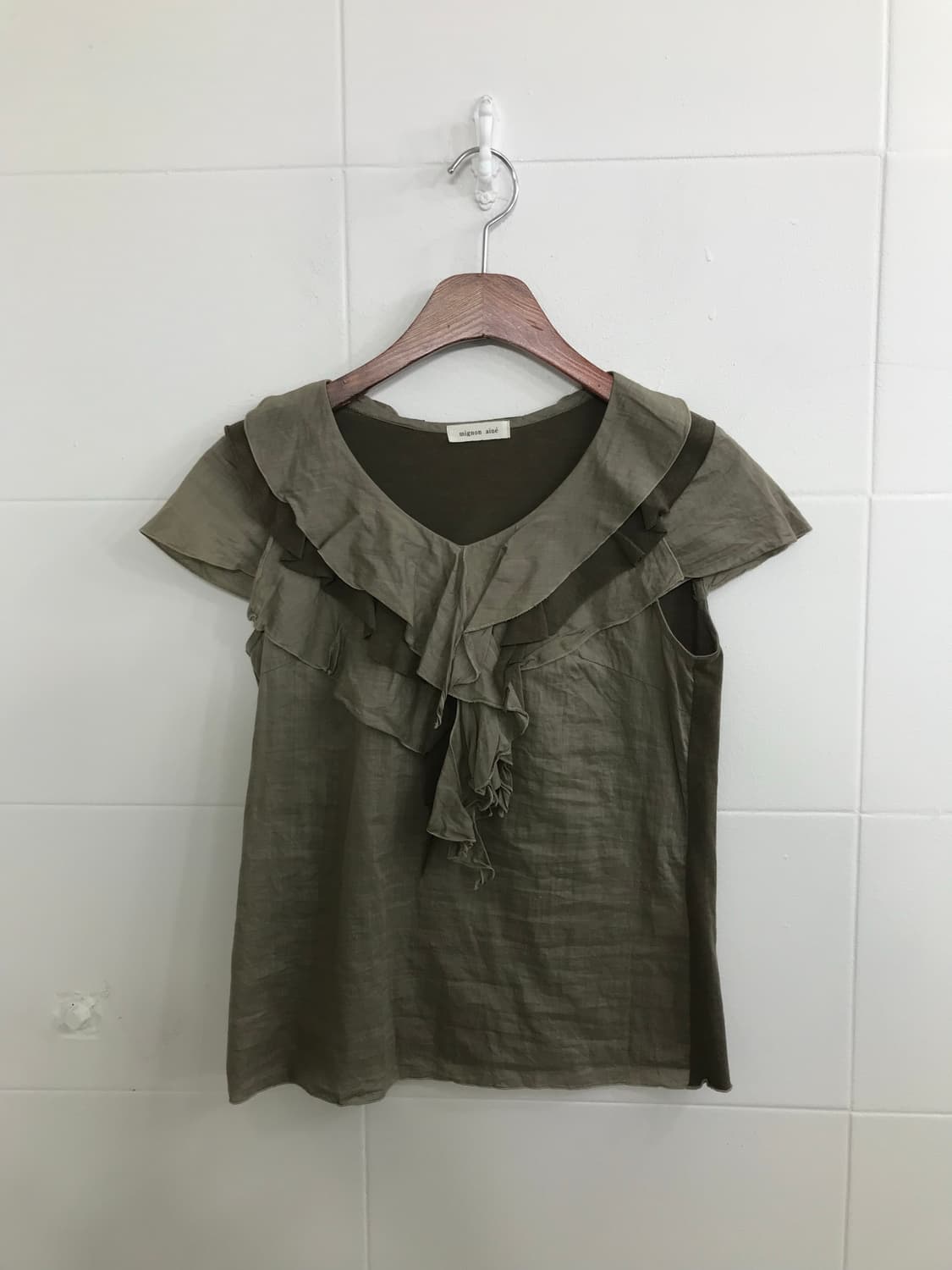 데일리 카키 그런지 모리걸 코디세트 상품이미지4