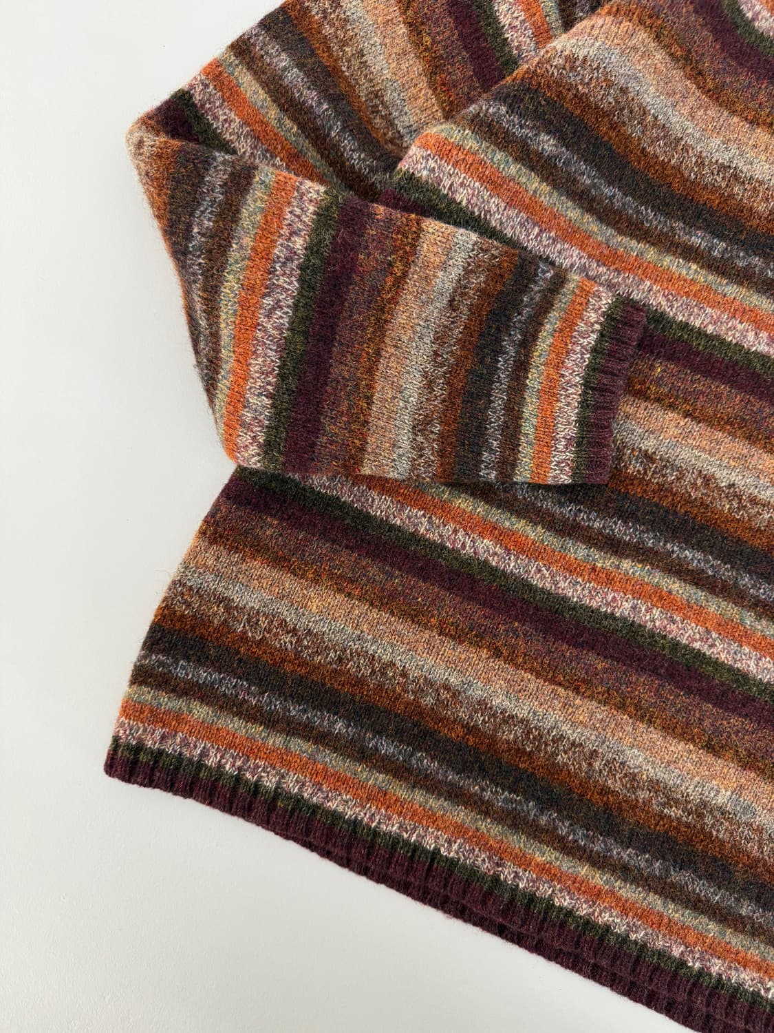 엘엘빈 90‘s 셰틀랜드 울 스트라이프 니트 상품이미지4