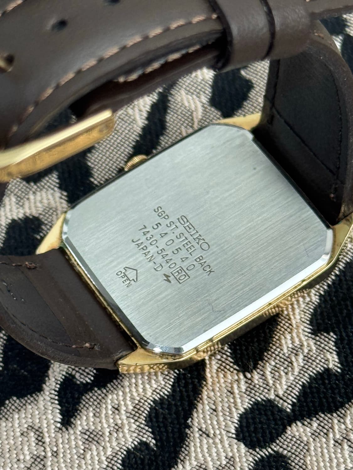 80s 빈티지 세이코 탱크 쿼츠 상품이미지7
