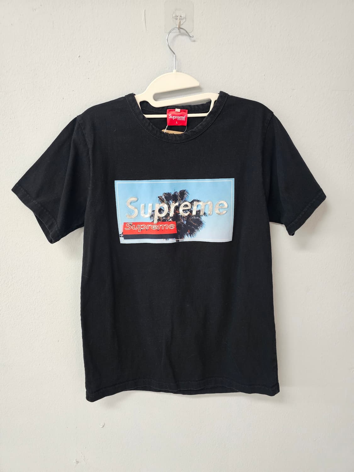슈프림 반팔티 블랙 상품이미지5