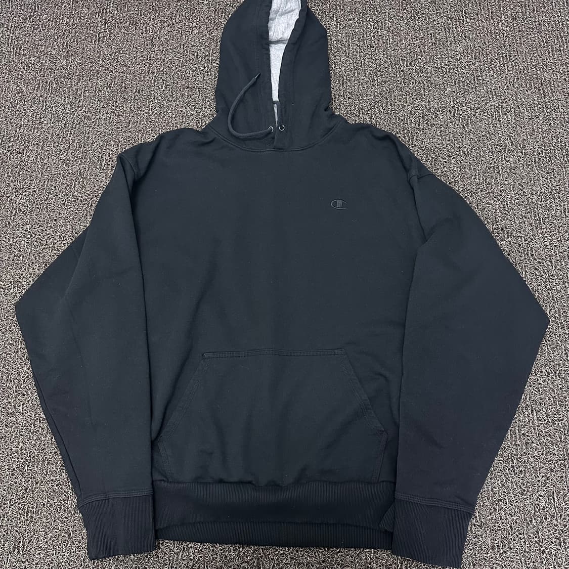 챔피온 기모 후드티 블랙 4XL 상품이미지1