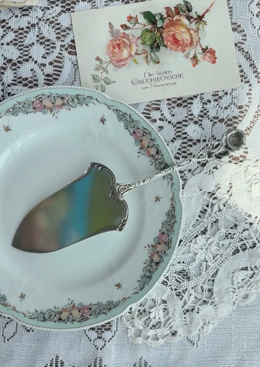 독일 빈티지 실버플레이트 케이크 서버 상품이미지4