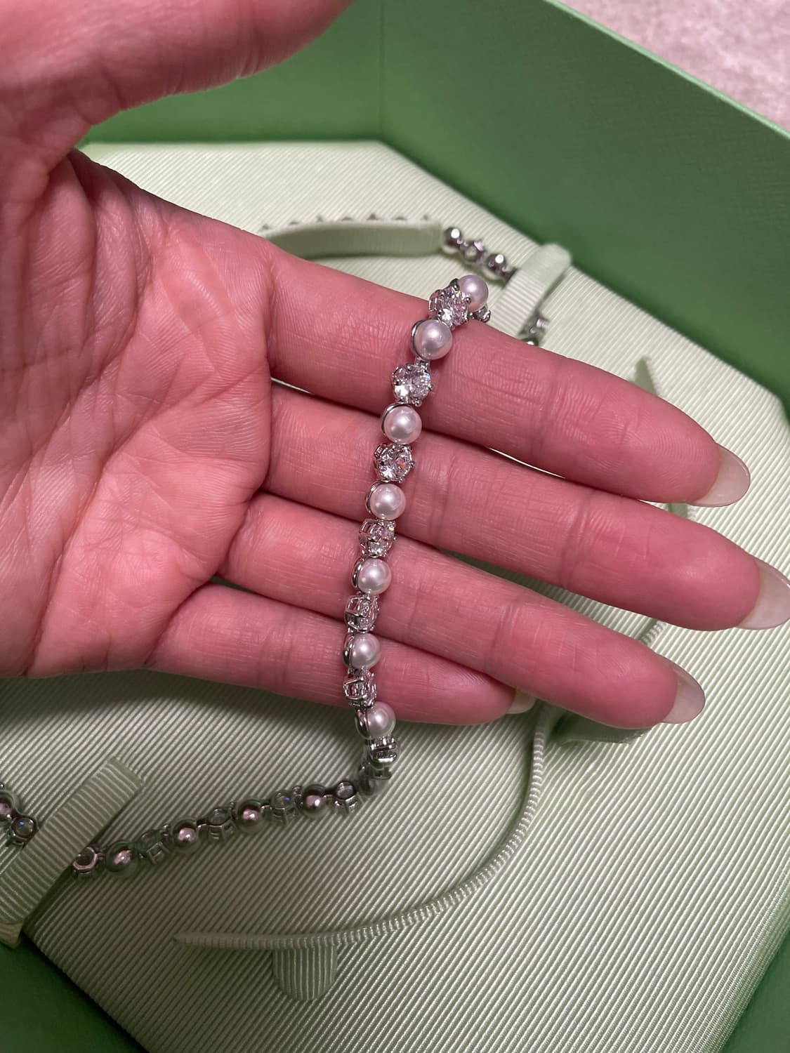 스와로브스키 매트릭스테니스 목걸이 상품이미지3