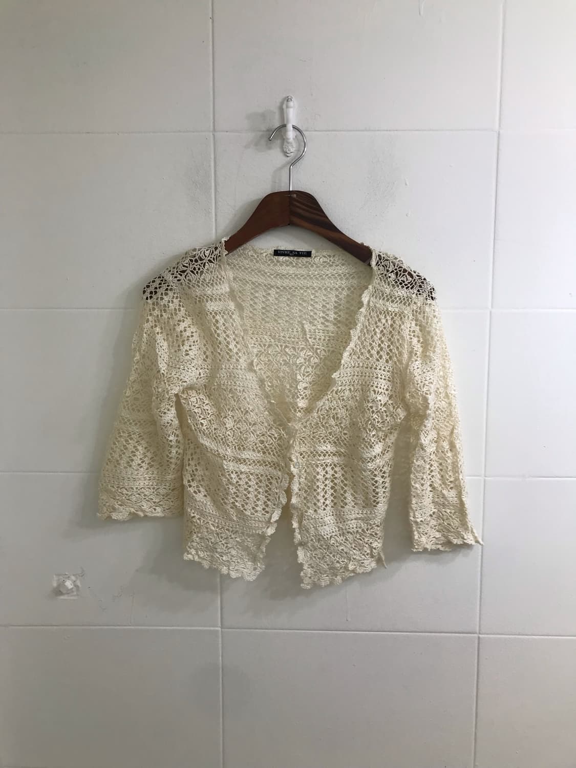 아이보리 핑크 페어리 갸루 히메 케이프 플라워 코디세트 상품이미지5