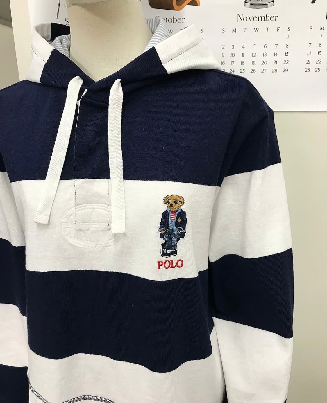 폴로 베어 저지 럭비 후드티 상품이미지9