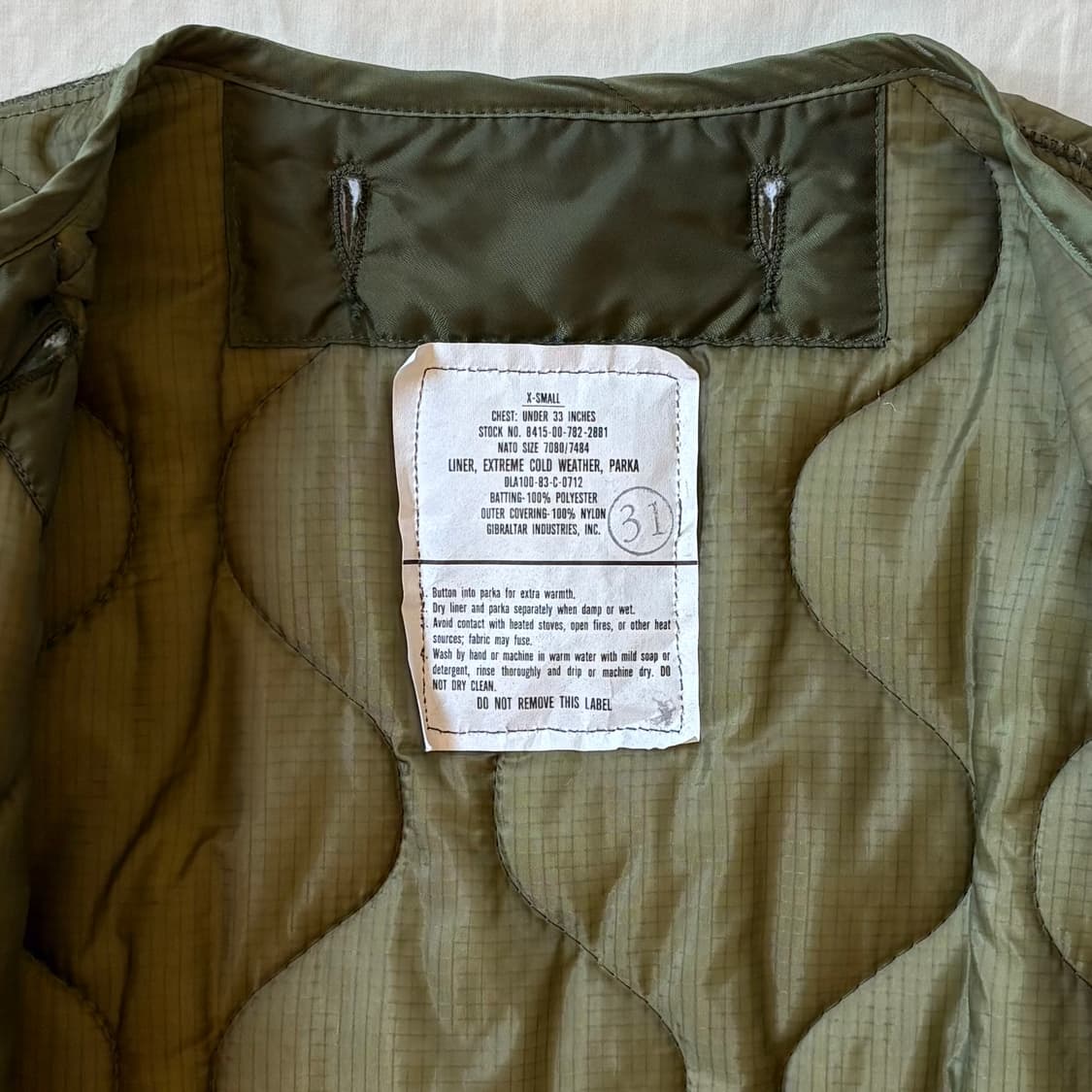 [데드스탁] 80s USARMY M65 피쉬테일 파카(XS/90-100) 상품이미지9