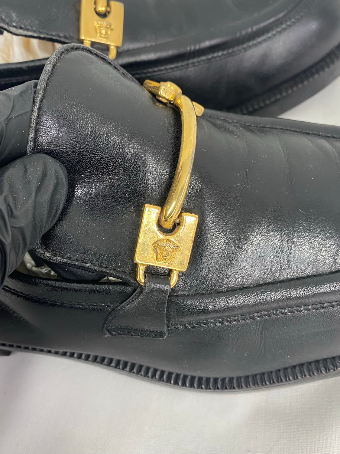 VERSACE 베르사체 골드 메두사 로퍼 구두 37 상품이미지5