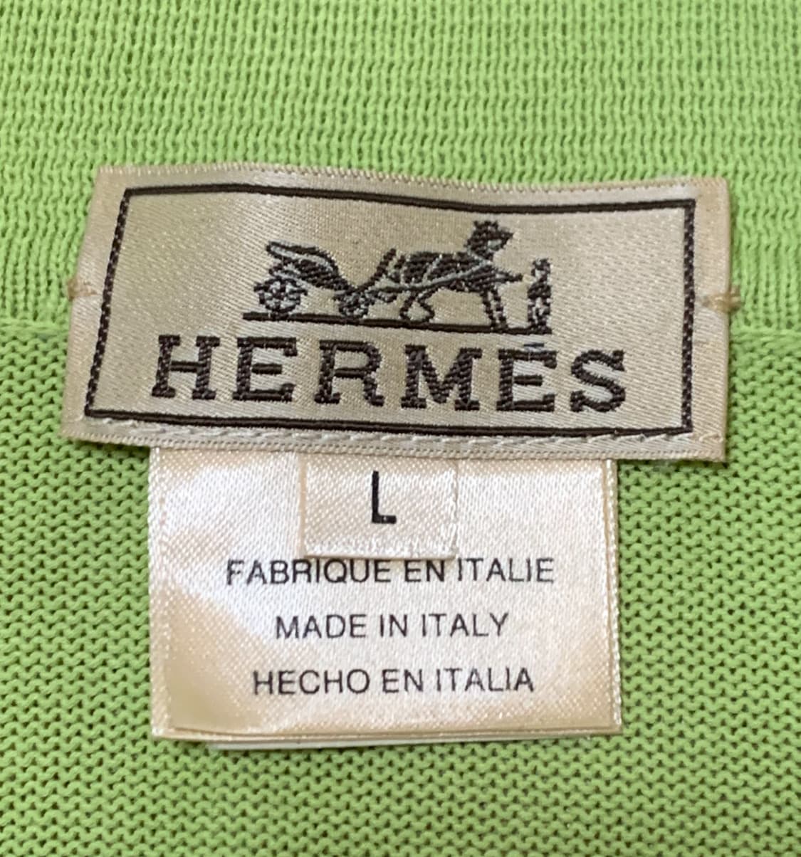 HERMES 에르메스 폴로셔츠(코튼)L 사이즈 상품이미지8