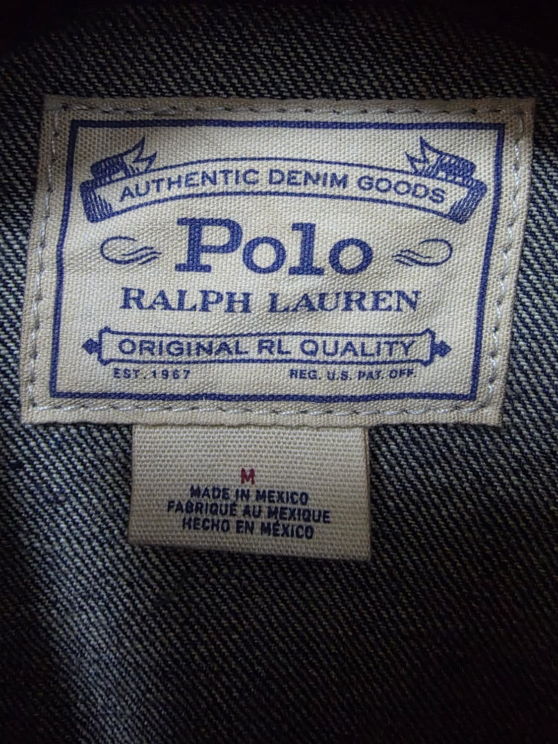 폴로 랄프로렌 페이디드 데님 트러커 자켓 M사이즈 상품이미지2