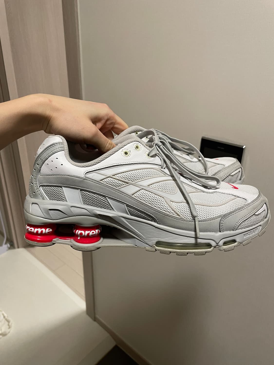 [275]나이키 x 슈프림 샥스 라이드 2 SP 화이트 상품이미지5