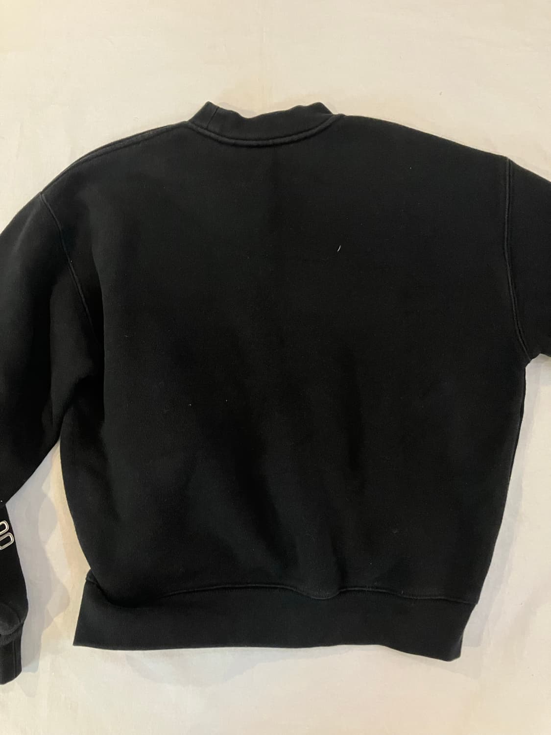 알렉산더 왕 크레딧 카드 데칼 크롬 스윗셔츠 맨투맨 블랙 상품이미지5