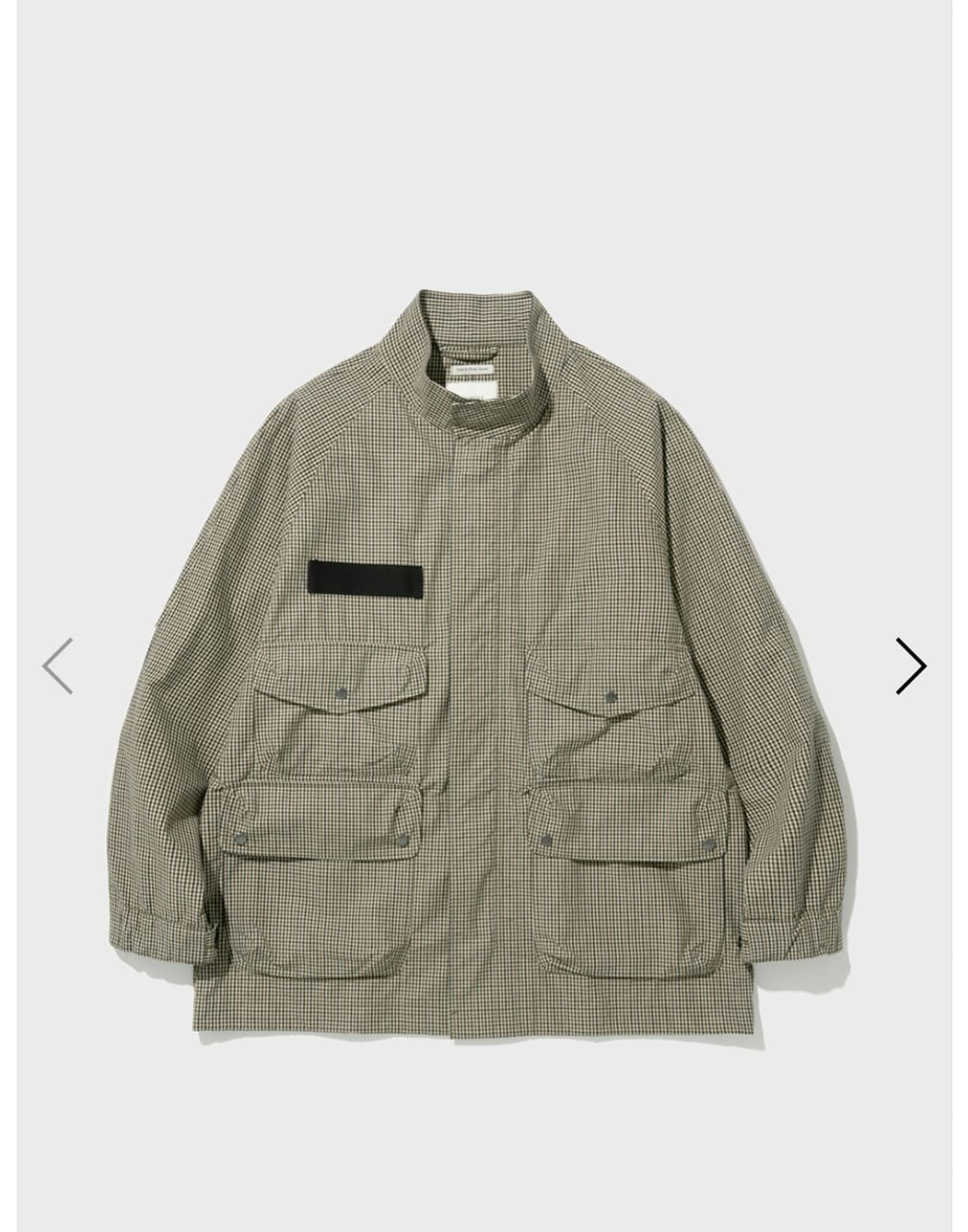 shirter 셔터 깅엄 체크 헌팅 자켓 상품이미지1