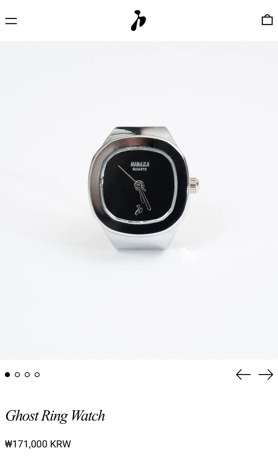 HIDAKA 히다카 반지 ghost ring watch 상품이미지1