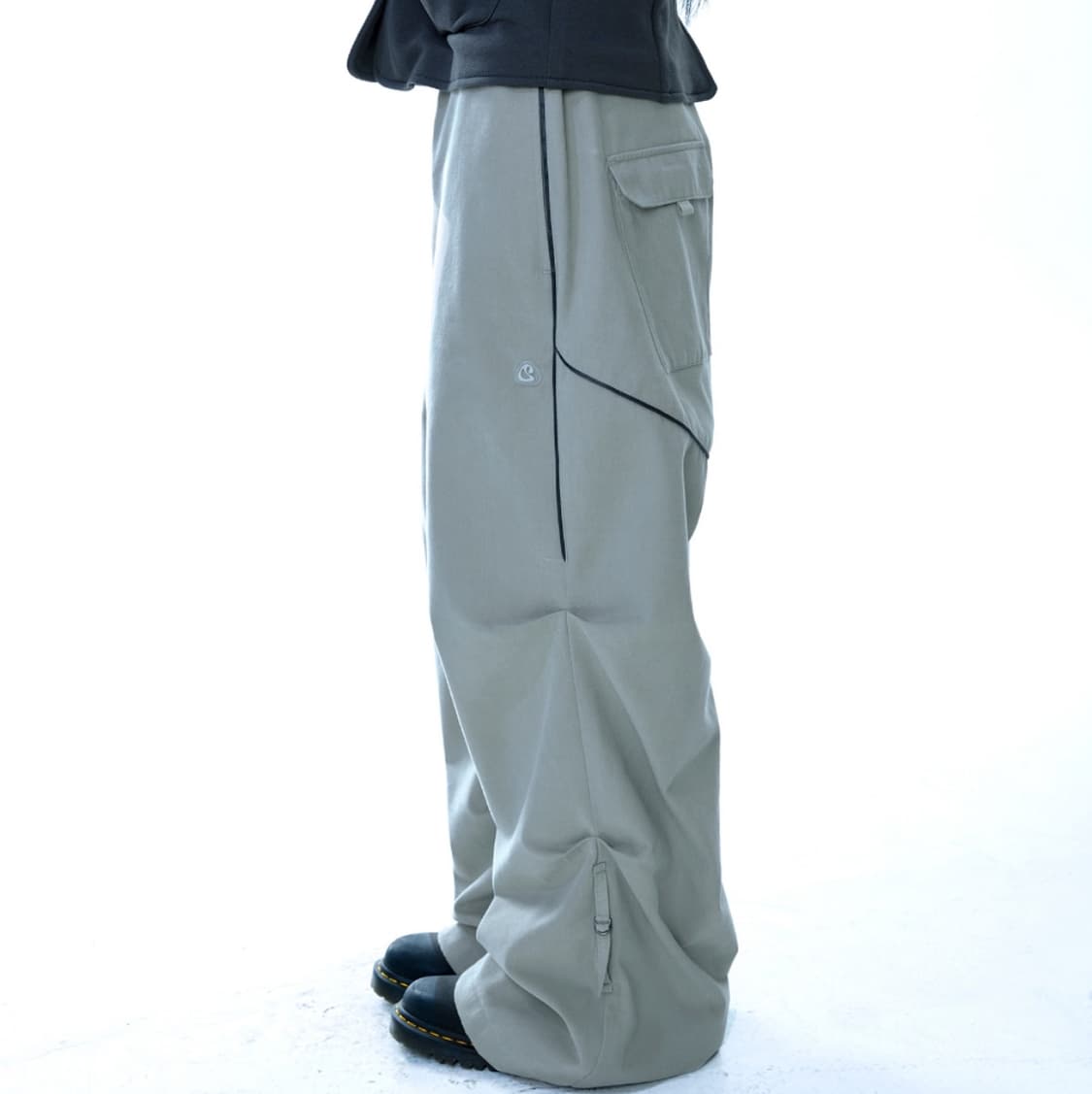 [2] 코이세이오 소프트 스트랩 라인 팬츠 베이지 상품이미지1