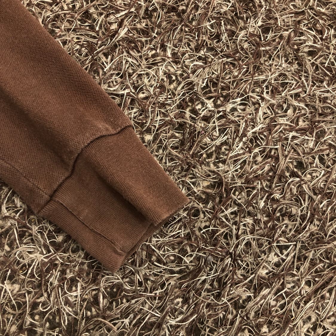 폴로 랄프로렌 브라운 코튼 카라 긴팔티 상품이미지4